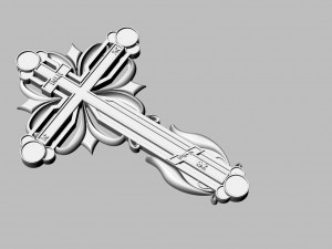 orthodox jewelry cross 3D Print Model