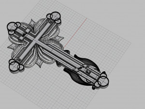 orthodox jewelry cross 3D Print Model