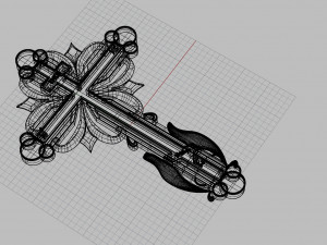 orthodox jewelry cross 3D Print Model