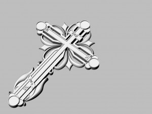 orthodox jewelry cross 3D Print Model