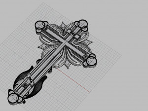 orthodox jewelry cross 3D Print Model