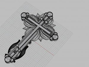 orthodox jewelry cross 3D Print Model