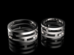 wedding rings Modèles 3D en vedette