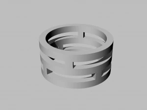 결혼 반지 3D 프린트 모델