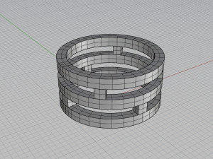 결혼 반지 3D 프린트 모델