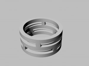 결혼 반지 3D 프린트 모델