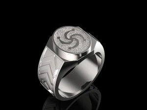 ring with slavic symbol 3D Print Model