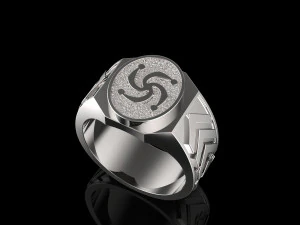 ring with slavic symbol 3D Print Model