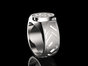 ring with slavic symbol 3Dプリントモデル
