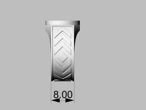 ring with slavic symbol 3Dプリントモデル