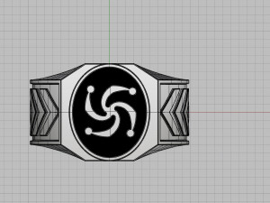 ring with slavic symbol 3Dプリントモデル