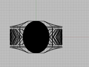 ring with slavic symbol 3Dプリントモデル