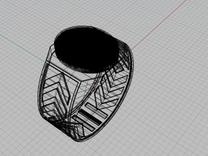 ring with slavic symbol 3Dプリントモデル