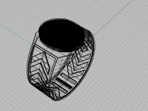 ring with slavic symbol 3D Print Model