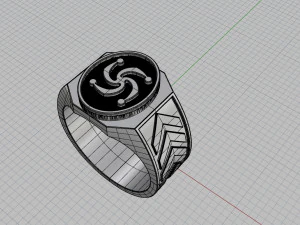ring with slavic symbol 3D Print Model