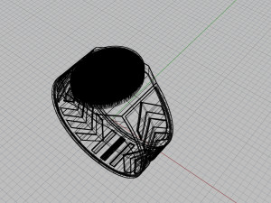 ring with slavic symbol 3Dプリントモデル