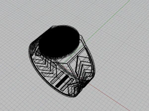 ring with slavic symbol 3D Print Model