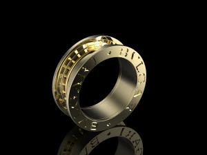 anel bvlgari Modelo de Impressão 3D