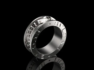 anel bvlgari Modelo de Impressão 3D