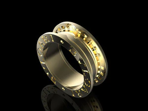 anel bvlgari Modelo de Impressão 3D