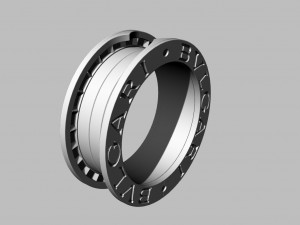 bvlgari ring 3D Print Model