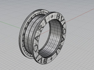 bvlgari ring 3D Print Model