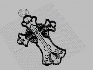 orthodox cross 3D Принт Модель