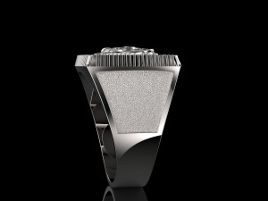 signet ring with lion 3Dプリントモデル