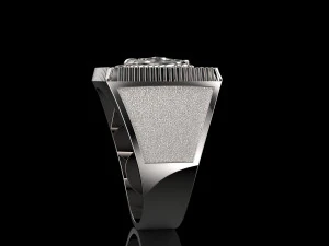 signet ring with lion 3D Print Model