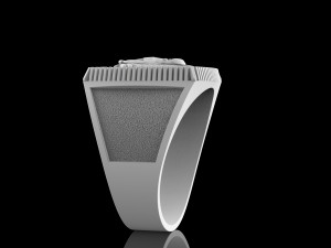 signet ring with lion 3Dプリントモデル