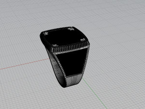 signet ring with lion 3Dプリントモデル