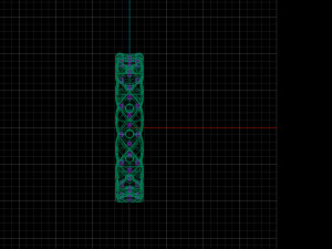 wavy ring with gems 3d print model stl 3dm obj 3D Print Model