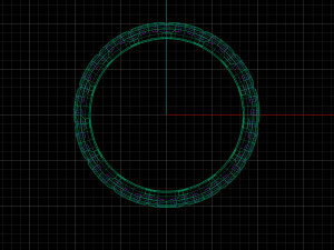 wavy ring with gems 3d print model stl 3dm obj 3D Print Model