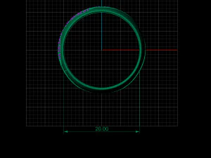 bicolor ring with gems 3d print model stl 3dm obj 3D Print Model