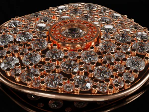 brinco com pedras impress&atilde;o 3d modelo stl 3dm obj Modelo de Impressão 3D