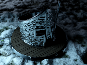 Helmet Ring for Printing STL FBX OBJ 3D-Druckmodell
