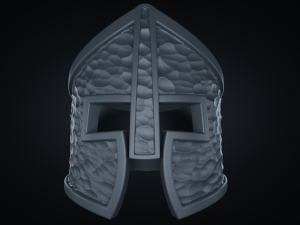 Helmet Ring for Printing STL FBX OBJ 3D-Druckmodell