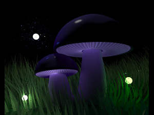 mushrooms 3D Модель
