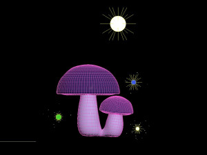 mushrooms 3D 모델