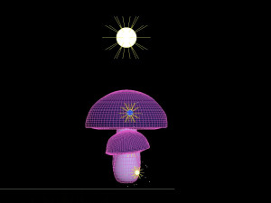 mushrooms 3D 모델