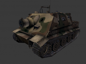 aggressive tiger 3D Model