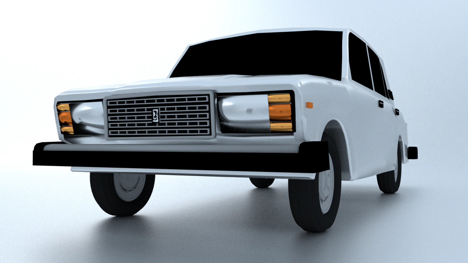 vaz 2107 3D Model .c4d .max .obj .3ds .fbx .stl .blend 