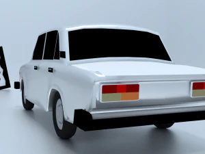 vaz 2107 3D Model