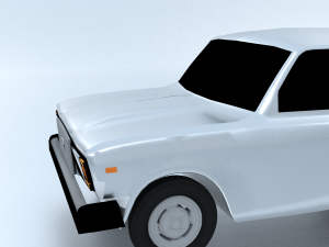 vaz 2107 3D Модель