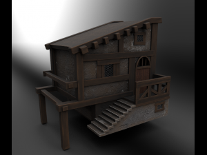 medieval props Modèle 3D