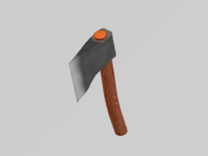 ax lowpoly new Modello 3D