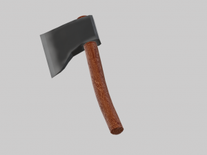 ax lowpoly new 3D Модель