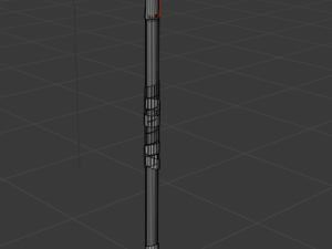 two-handed spear Modelo 3D