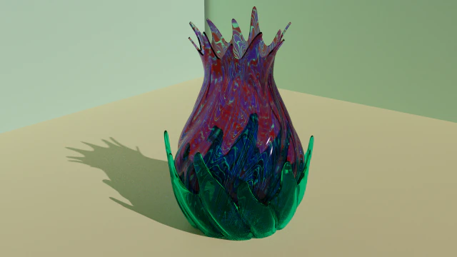 花瓶 3Dモデル .c4d .max .obj .3ds .fbx .stl .blend 