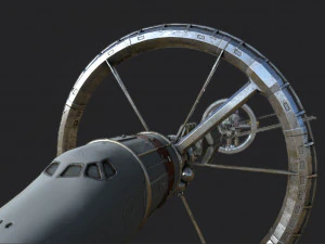 space station pbr-gameready low-poly 3D Model
